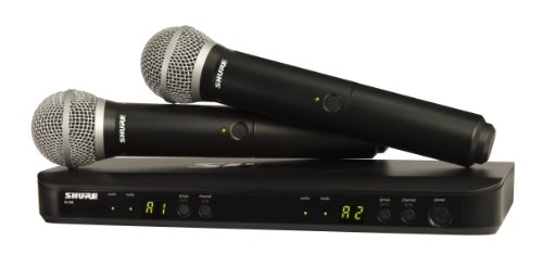 Shure BLX288/PG58 Wireless Vocal Combo with PG58 Handheld Microphones