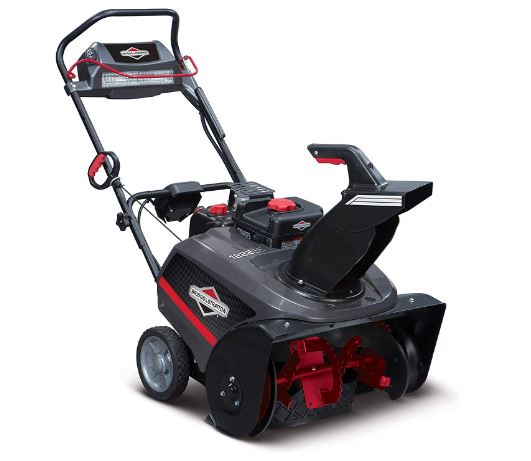 Briggs & Stratton 1696741 Single Stage Snow Thrower with Snow Shredder Auger and 250cc Engine with Electric Start